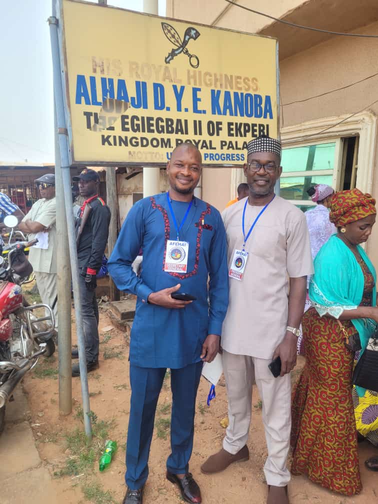 ADF courtesy visit to the Egiegba II of Ekperi Kingdom — President-General and Secretary-General